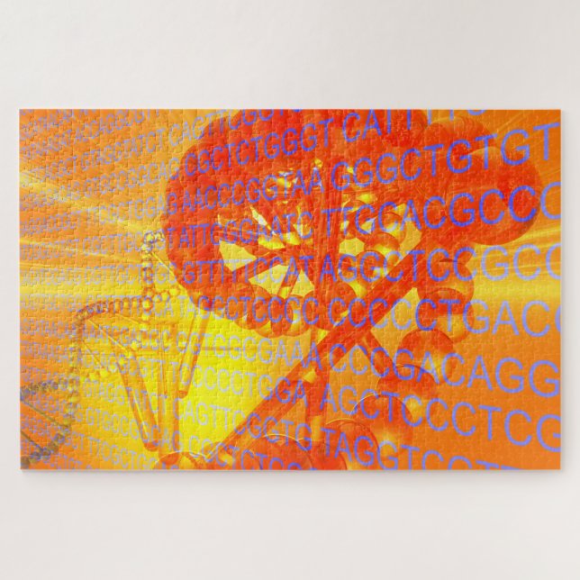 Genetische Forschung Puzzle (Horizontal)