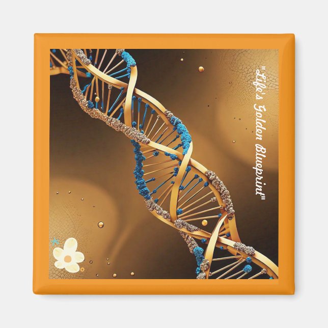 "Genetische Kunst" Magnet (Vorne)