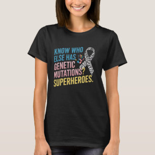 Genetische Mutationen Bewusstsein Superhelden Unte T-Shirt