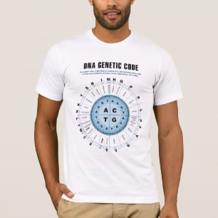 Genetische Verschlüsselungstabelle DNS T-Shirt