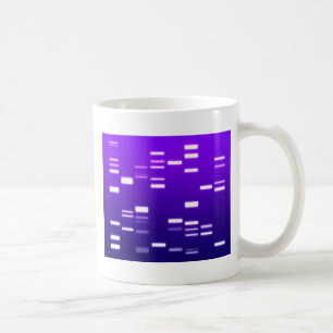 Genetischer Code DNA lila Kaffeetasse