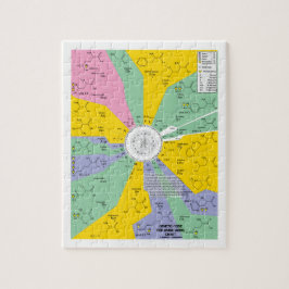 Genetischer Code für Aminosäuren (Diagramm-Rad) Puzzle