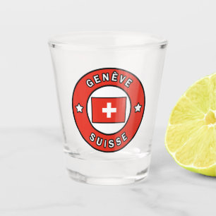 Genève Suisse Schnapsglas