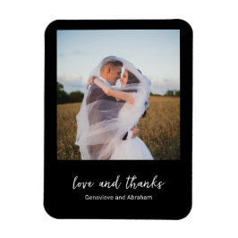 Genevieve Black Foto Moderne Hochzeit Magnet
