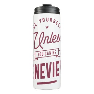 Genevieve Personalisiert Name Geburtstagsgeschenk Thermosbecher