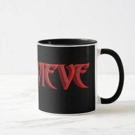 Genevieve Schwarzes 11 Unze-Wecker-Tasse Tasse