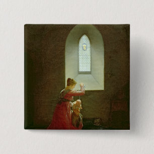 Genevieve von Brabant ihren Sohn im Gefängnis Button