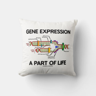 Genexpression ein Teil Leben (DNS-Reproduktion) Kissen