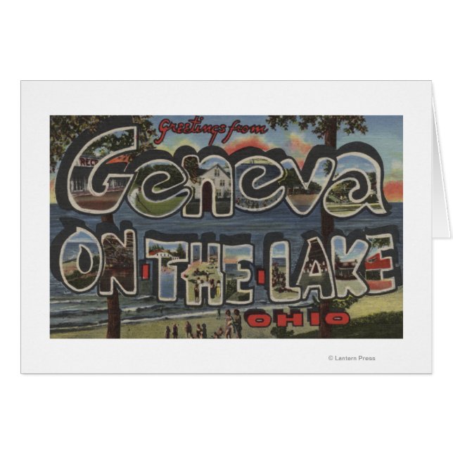 Genf am See, Ohio - Große Briefmarkenszenen (Vorderseite (Horizontal))