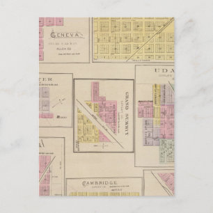 Genf, Atlanta, Dexter, Grand Summit, Kansas Postkarte