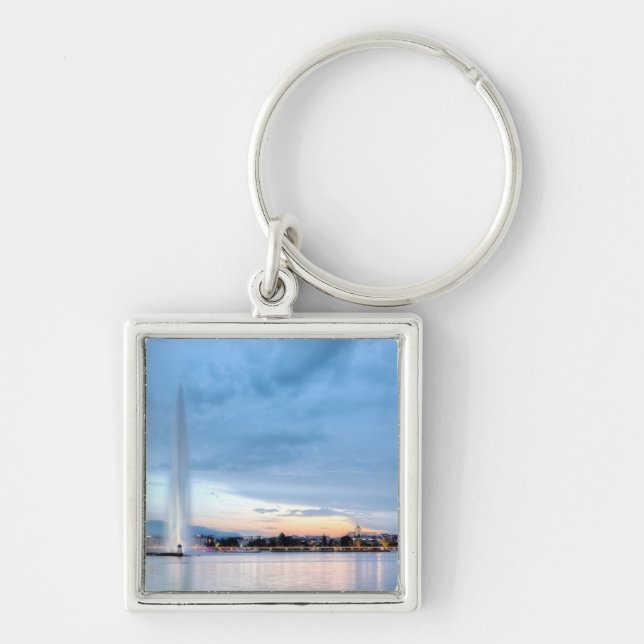 Genf-Brunnen, die Schweiz Schlüsselanhänger (Vorne)