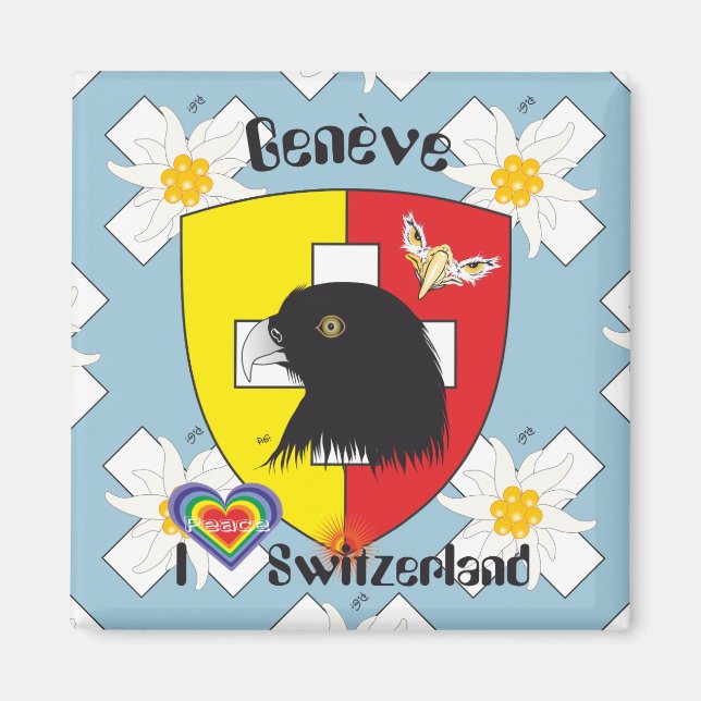 Genf, Genève, Ginevra, Genevra Magnet (Vorne)