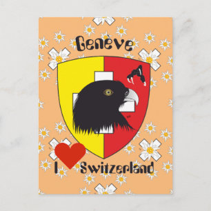 Genf - Genève Schweiz Postkarte