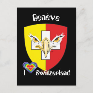 Genf - Genève Schweiz Postkarte
