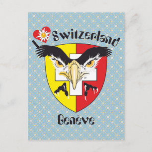 Genf - Genève Schweiz Postkarte