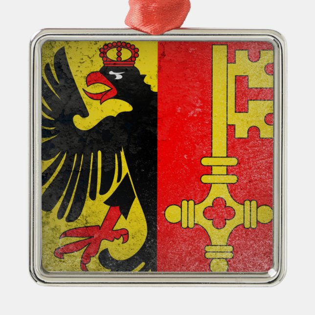 Genf Ornament Aus Metall (Vorne)