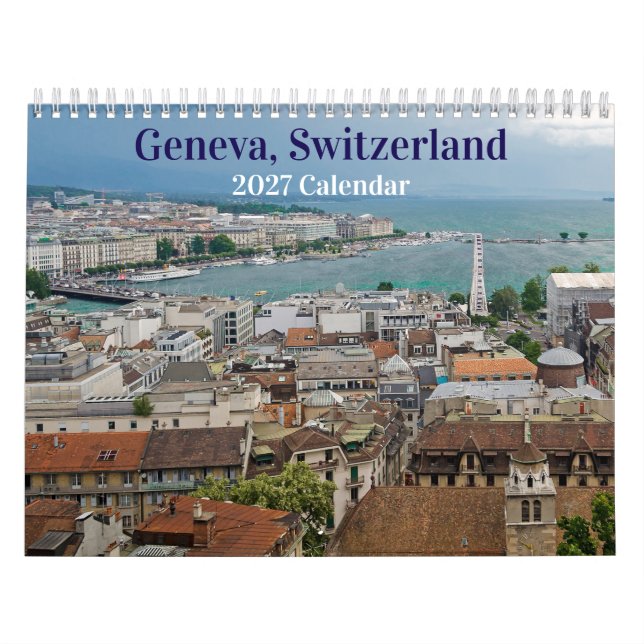Genf, Schweiz 2027 Kalender (Titelbild)