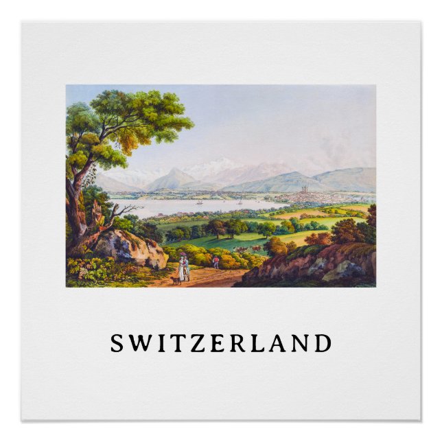 Genf, Schweiz Poster (Vorderseite)