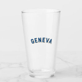 Genf, Schweiz Vintag Arch Glas