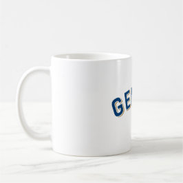 Genf, Schweiz Vintag Arch Kaffeetasse