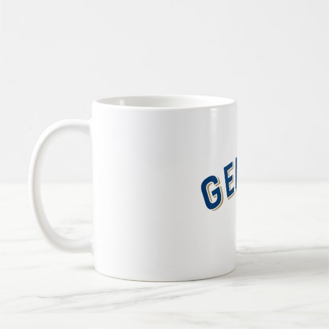 Genf, Schweiz Vintag Arch Kaffeetasse (Links)