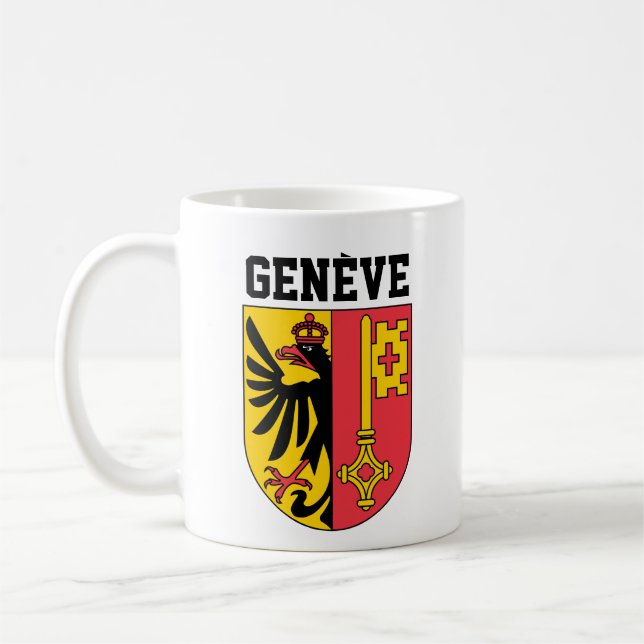 Genf, Schweiz - Wappen Kaffeetasse (Links)