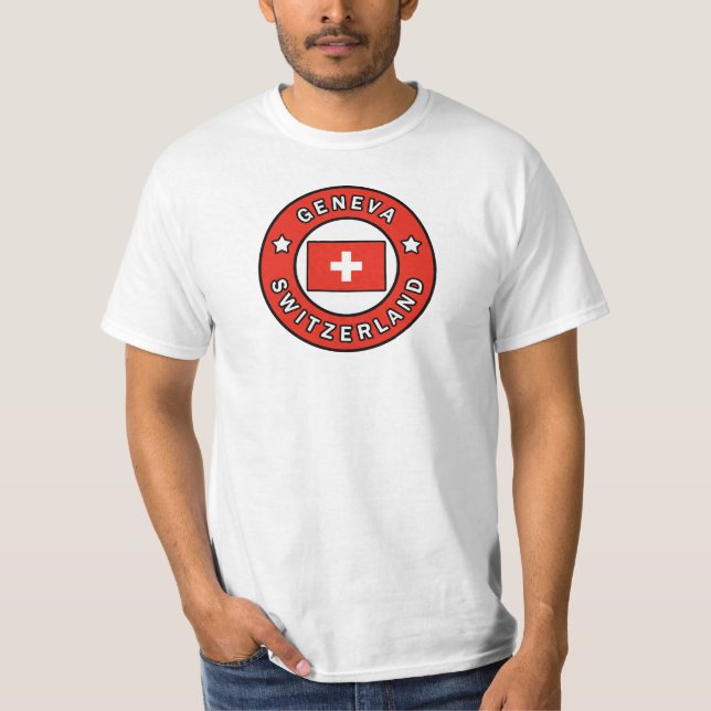 Genfer Schweiz T-Shirt (Vorderseite)