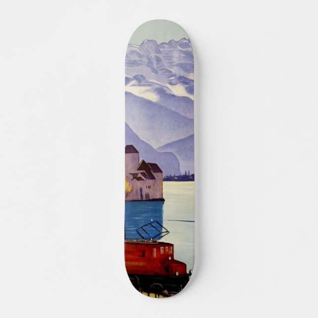 Genfer See Reise Skateboard (Vorne)