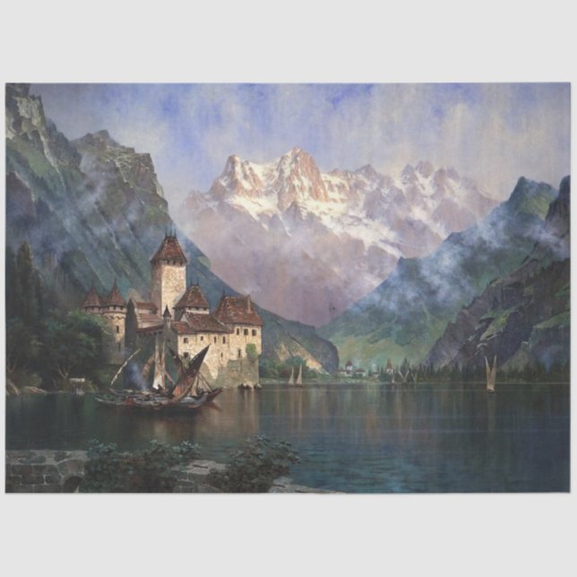 Genfer See Seidenpapier (Vorderseite)