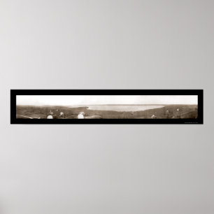 Genfer See WI Yerkes Foto 1910 Poster