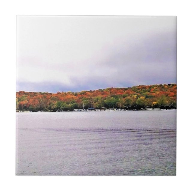 Genfer See, Wisconsin Fliese (Vorderseite)