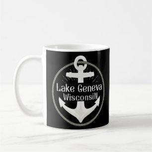 Genfer See Wisconsin Nautical Anchor Kaffeetasse