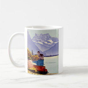 Genfersee Reise Kaffeetasse