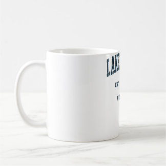 Genfersee Wisconsin WI Vintage-Sportdesign Nav Kaffeetasse
