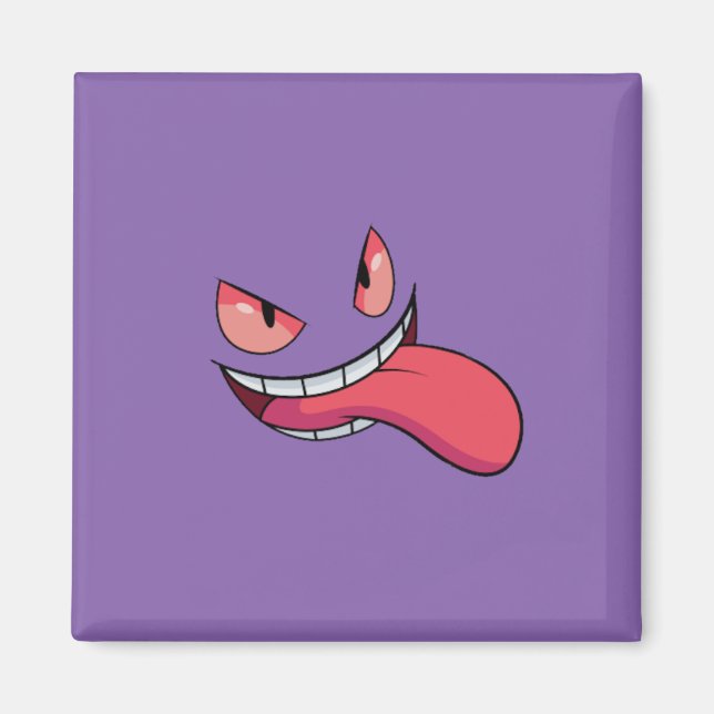 Gengar Fan Art Kühlschrankmagnet: Spielerisches De Magnet (Vorne)