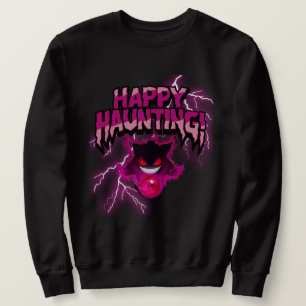 Gengar Shadow Pokémon "Happy Hunting" T - Shirt, H Sweatshirt