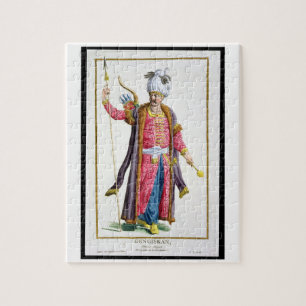 Genghis Khan (c.1162-1227) von 'Receuil DES Estam Puzzle