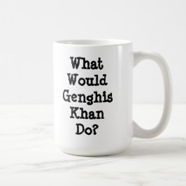 Genghis Khan Kaffee-Tasse Tasse