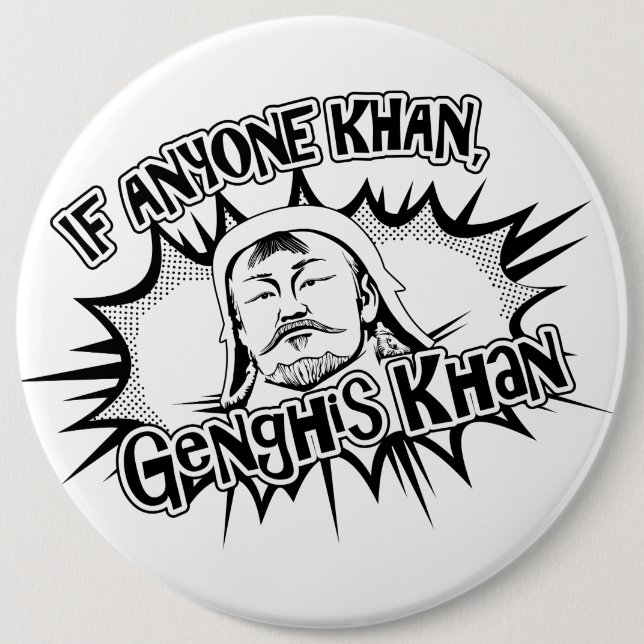 Genghis Khan kann! Button (Vorderseite)