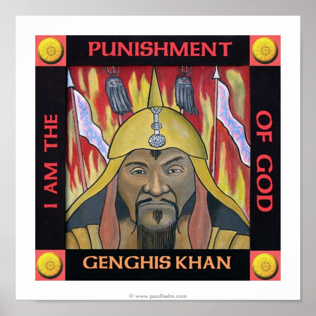 Genghis KHAN Poster (Vorne)