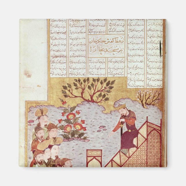 Genghis Khan spricht über eine Gemeinde Magnet (Vorne)