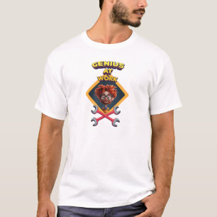 Genie arbeiten lustige Computeranimation für die R T-Shirt