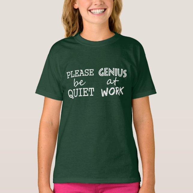 Genie bei Shirts und Jacken am Arbeitsplatz (Vorderseite)