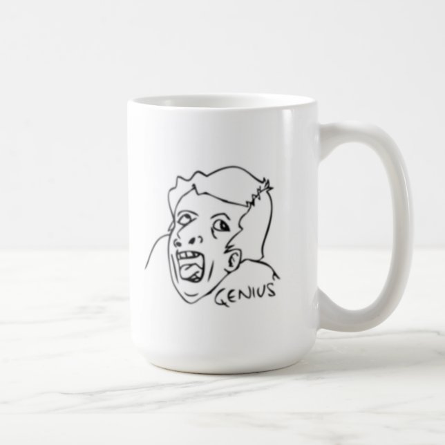 Genie-Comic Meme Tasse (Rechts)
