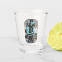 Genie Cooking Kitchen Magic Fantasy Art Shot Glass Schnapsglas