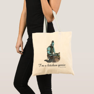 Genie Cooking Kitchen Magic Fantasy Budget Tasche
