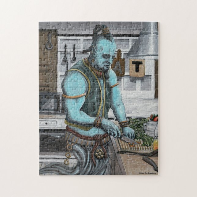 Genie Cooking Kitchen Magic Medium Jigsaw Puzzle (Vertikal)