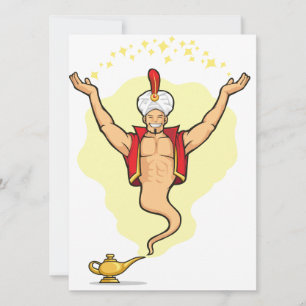 Genie, die den Wunsch erfüllt