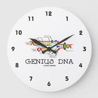 Genie DNA Molekularbiologie Spaß Große Wanduhr