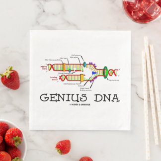 Genie DNA Molekularbiologie Spaß Serviette